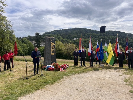 81. SPOMINSKA SLOVESNOST ZZB NOB V SPOMIN VSEM PADLIM BORCEM ZA OSVOBODITEV LJUBLJANE