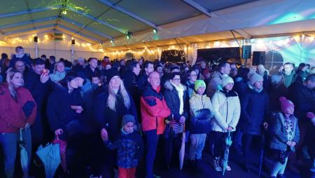 Praznična občina Škofljica ob prižigu lučk 2023, foto: Franci Hrastar