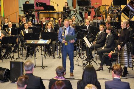 Koncert Orkestra Slovenske vojste ob praznovanju Dnevu samostojunosti in enotnosti. Foto: Franci Hrastar