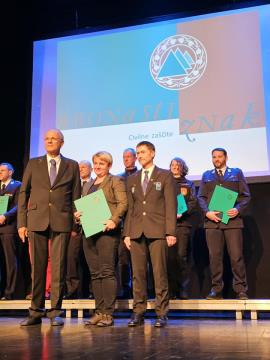 Podelitev priznanj Civilne zaščite Slovenije