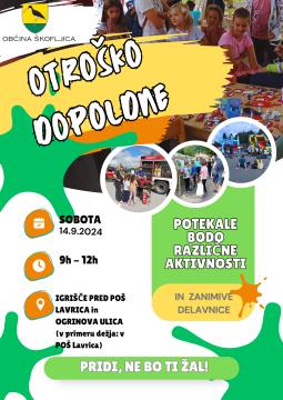 OTROŠKO DOPOLDNE IN PREDSTAVITEV LOKALNIH SKUPNOSTI