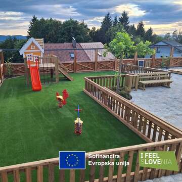 Novo otroško igrišče pri Gostilnici Orle