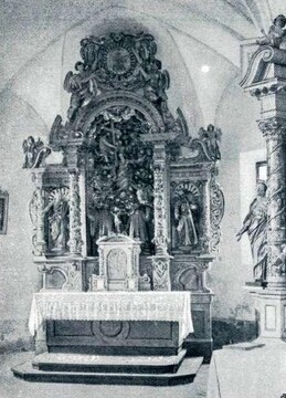 Baročen_oltar_-_Gumnišče_pri_Šmarju_1914